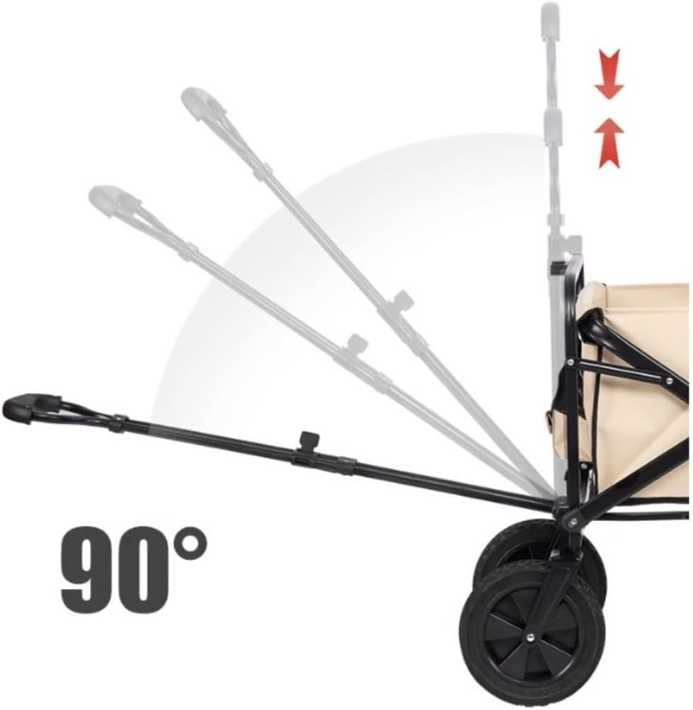 Folding Wagon Cart Beach Wagon Grocery Wagon Folding Utility Wagon Car