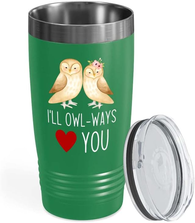 Bird Lover White Edition Viking Tumbler 20oz - I'll owl-Ways Love You 