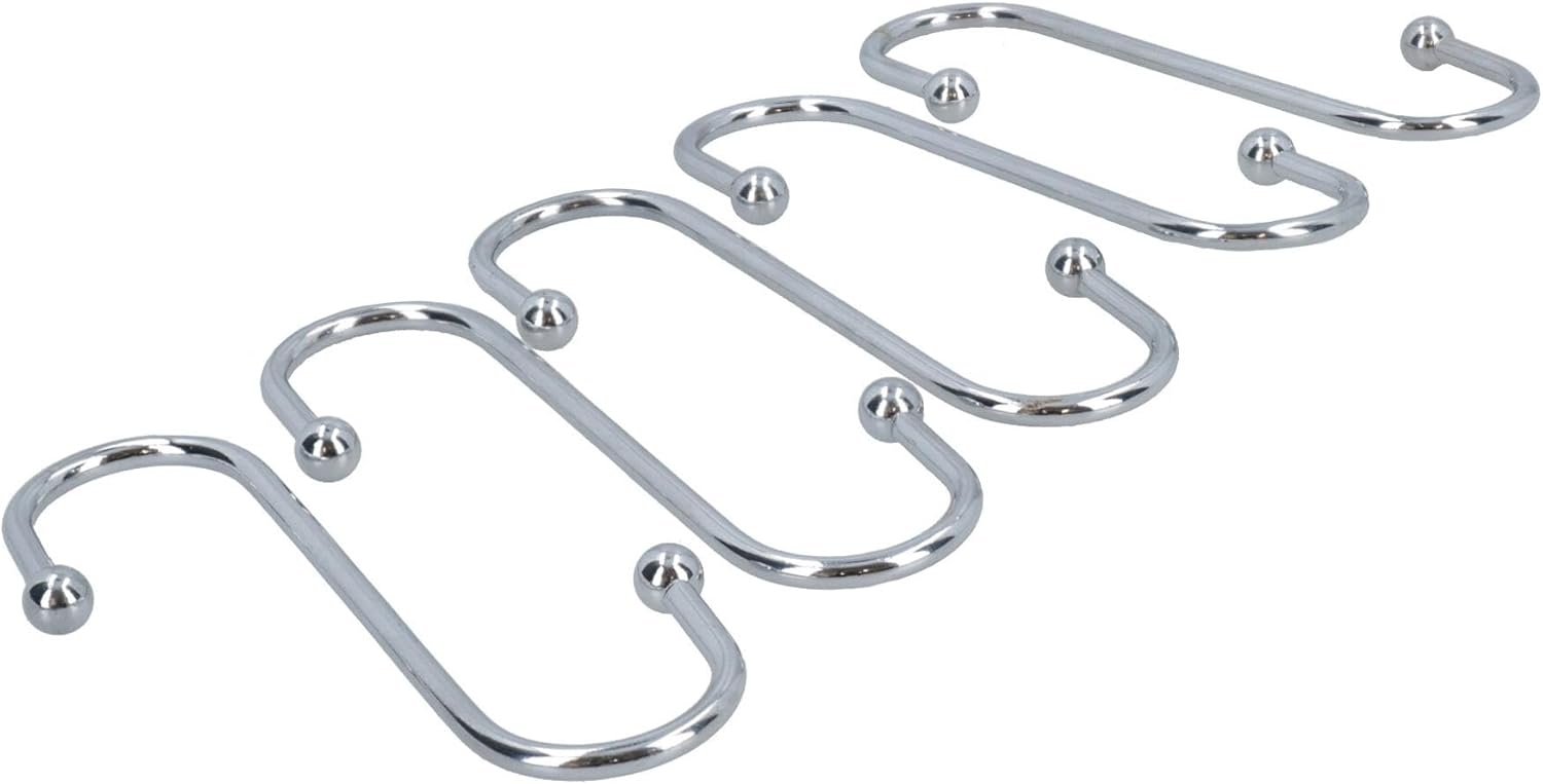 S Hook Stainless Steel for Home Kitchen Garden Garage Tools 5pc Set TE