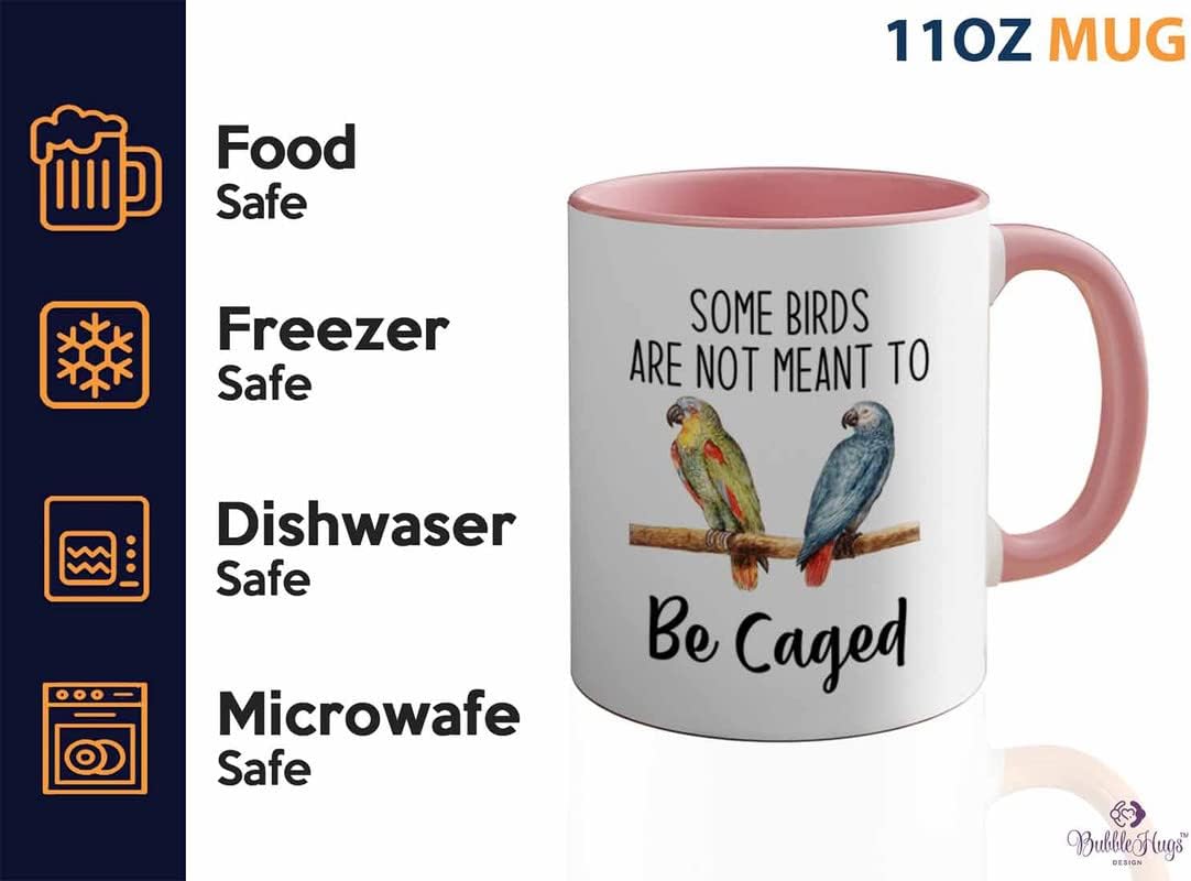 Bird Lover Two Tone Pink Edition 11oz - Birds to be Caged - Hummingbir