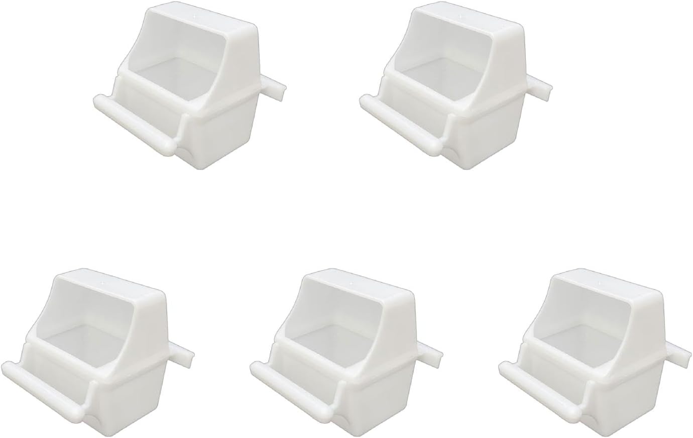 Hanging Bird Feeders for Cage Large Capacity Plastic Container with Pe