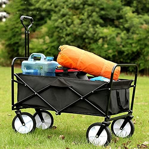 Portable Camping Cart,Outdoor Folding Utility Wagon Portable Camping C