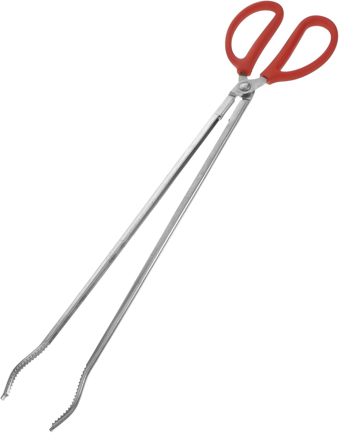 Serrated Clamping Tool 20.87 Inch Long Heavy-Duty Crab Clip Non-Slip Trash Tong for Outdoor Garden Lawn Cleaning and Cooking