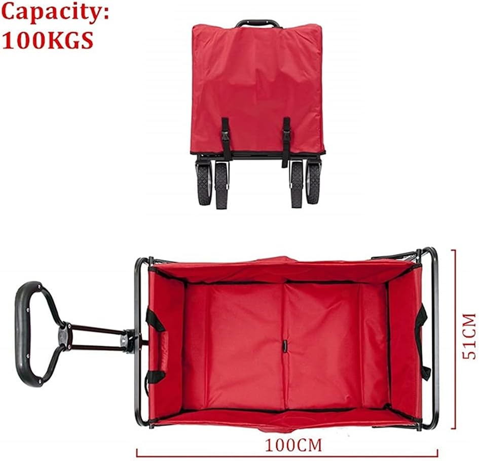 Outdoor Foldishoppitrolley Luggage Cart on Wheels for Shopping, Groceries, Laundry Grocery Cart Grocery Cart