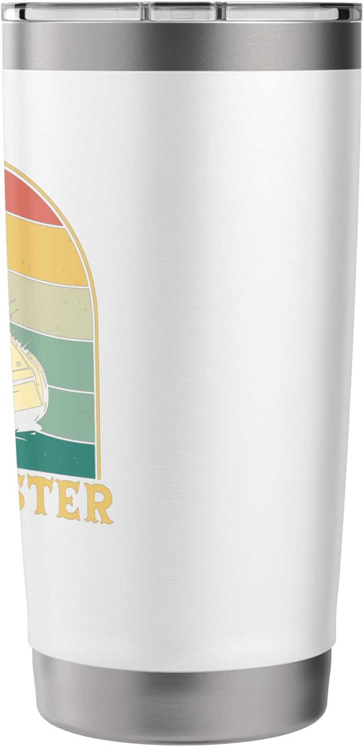 Retro Vintage Grass Master Lawn Mowing Funny Lawn Mower Stainless Steel Insulated Tumbler