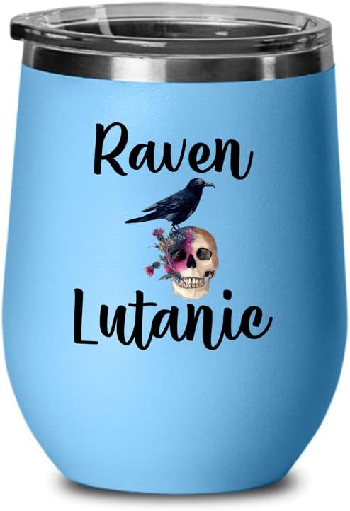 Bird Lover Blue Edition Wine Tumbler 12oz - Rven lutanic - Hummingbird
