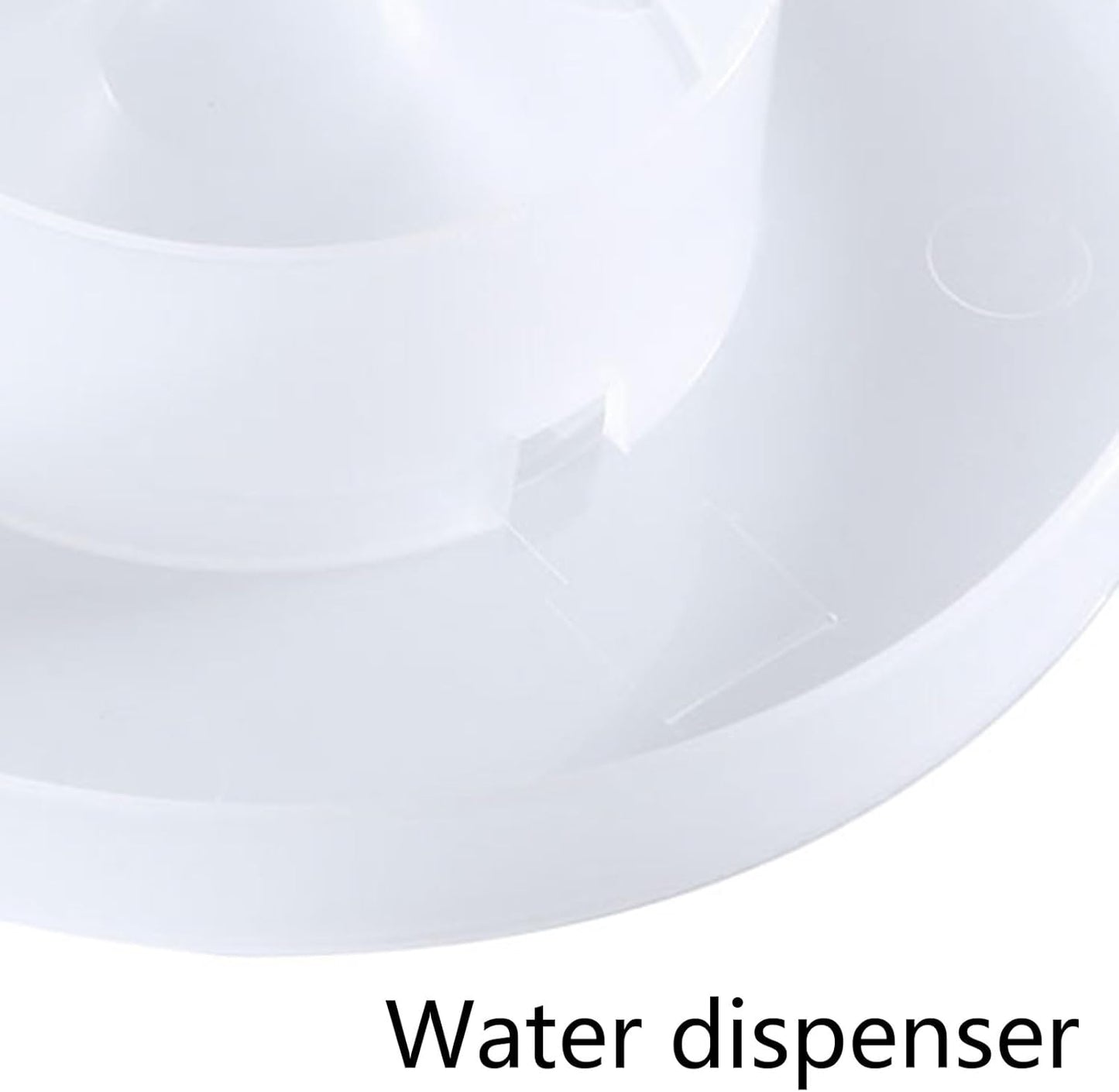 Bird Chicken Automatic Food Water Feeder Poultry Feeder Port Rain No Waste Fit for Buckets Barrels Auto Feeding Plate