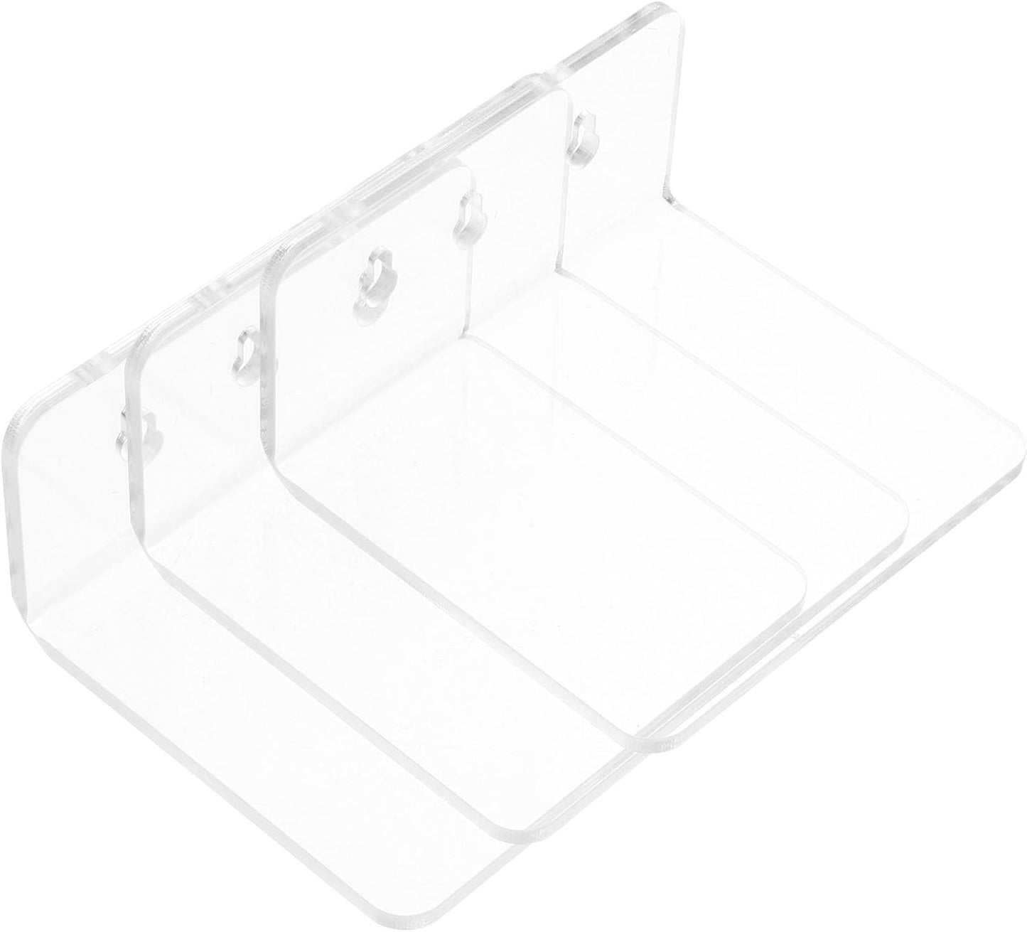 Wall Planter Display Rack Acrylic Floating Shelf Adhesive Small Window