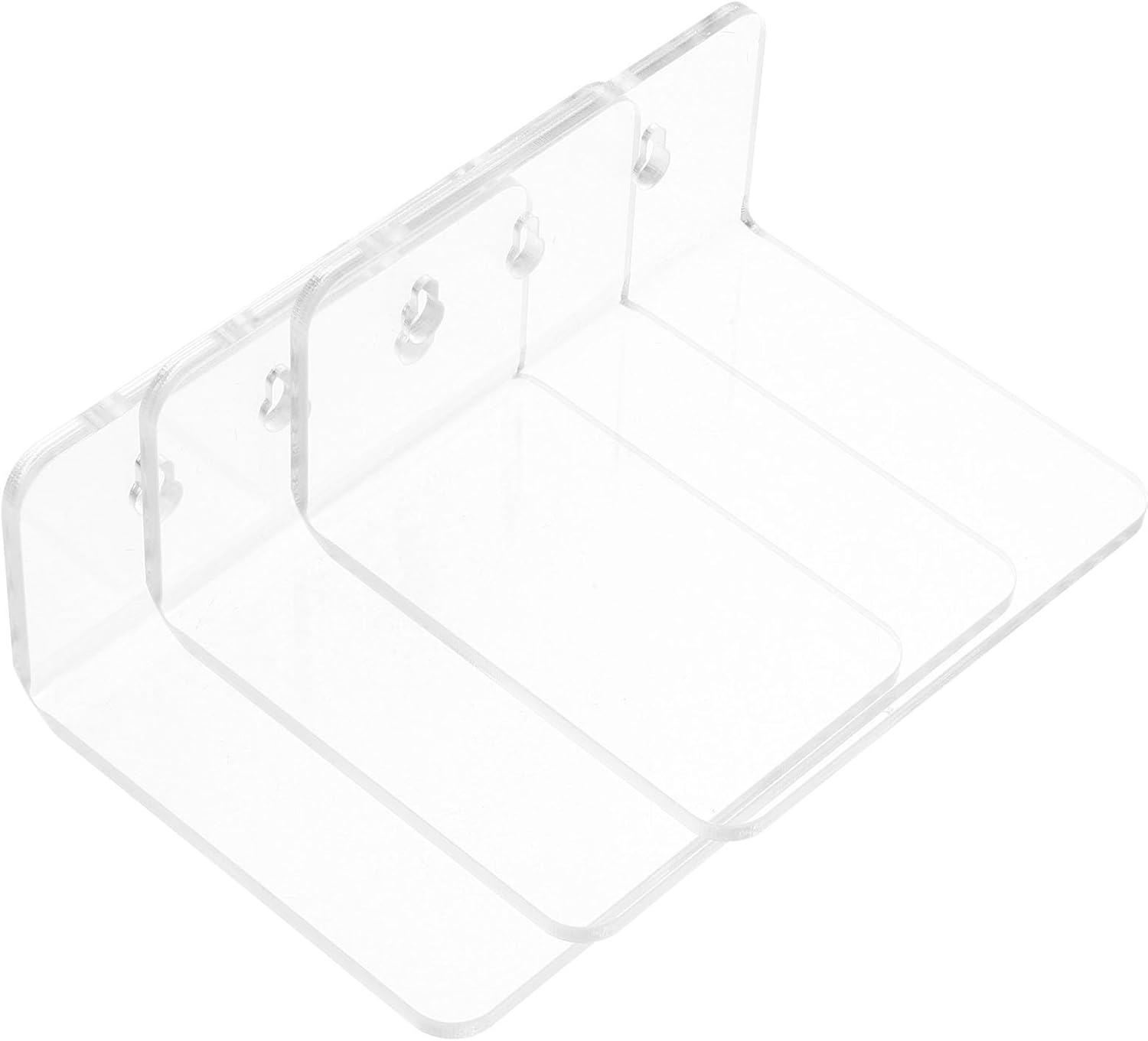 Wall Planter Display Rack Acrylic Floating Shelf Adhesive Small Window