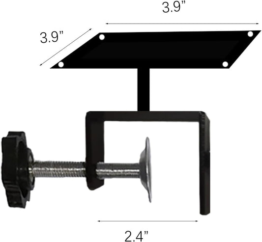 Bird House Pole for Fence 2 Pack,Heavy Duty Feeder Pole Mount Kit(Bird House Not Included)