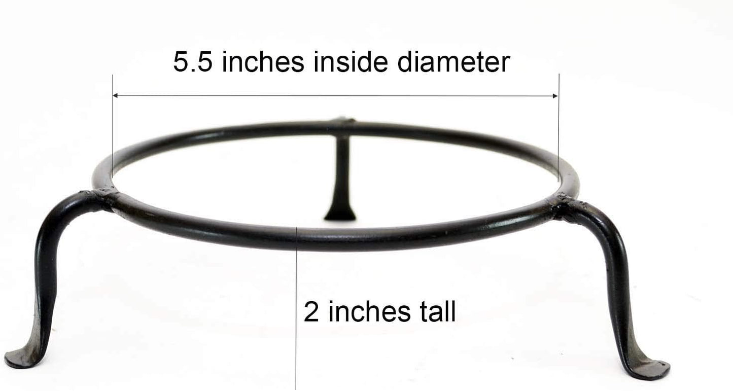 5.5 Inch Inside Diameter Round Iron Display Stand x 2 High