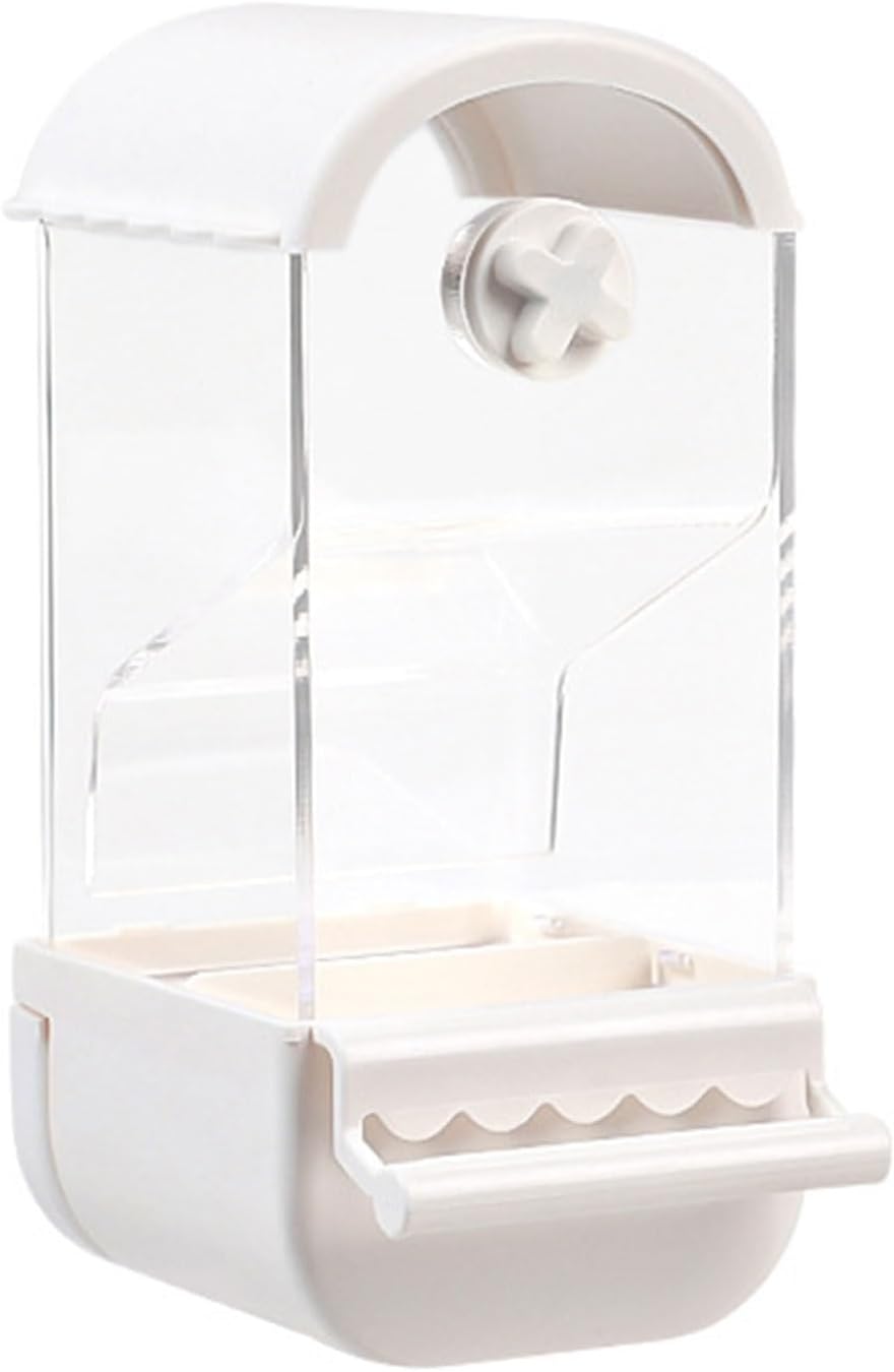Bird Feeder Cage Mounted Bird Feeder Transparent Bird Feeding House Au