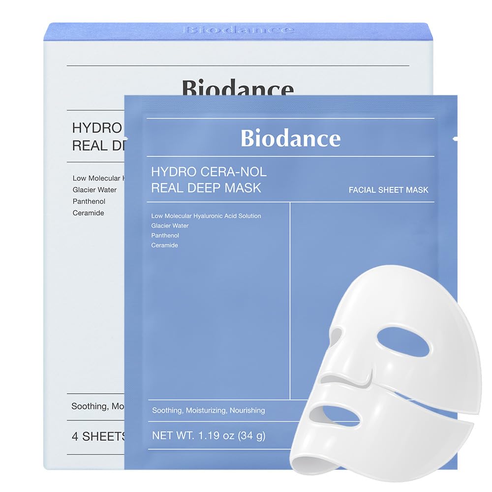 BIODANCE Hydro Cera-nol Real Deep Mask, Hydrating Overnight Hydrogel F
