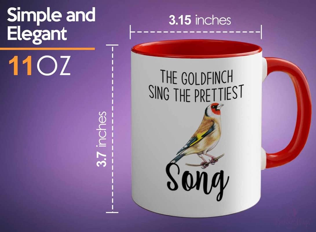 Bird Lover Two Tone Red Edition 11oz - Prettiest Song - Hummingbird Ne