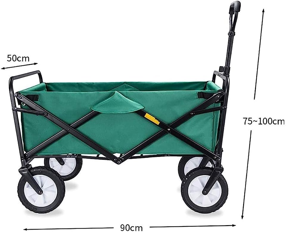 Trolleys, Folding Garden Trolley Cart Heavy Duty Wagon Multi-Function 