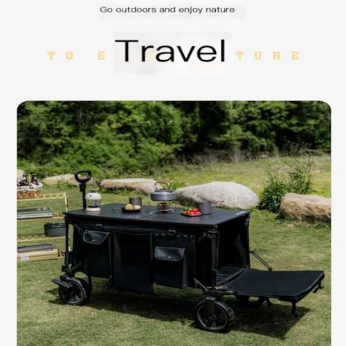 Portable Camping Cart,Portable Beach Trolley Cart for Camping Outdoor Picnics and Gatherings Foldable and Easy to Carry Ideal for Camper Trailers and Outdoor Activities