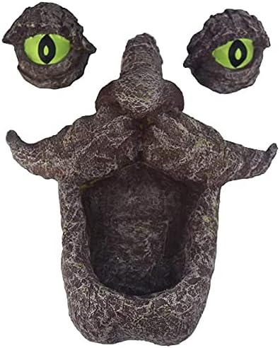 Tree Faces Decor Outdoor, Old Man Wild Bird Feeder Tree Hugger Statues in The Dark Eyes Garden Decor Yard Art