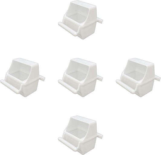 Hanging Bird Feeders for Cage Large Capacity Plastic Container with Pe