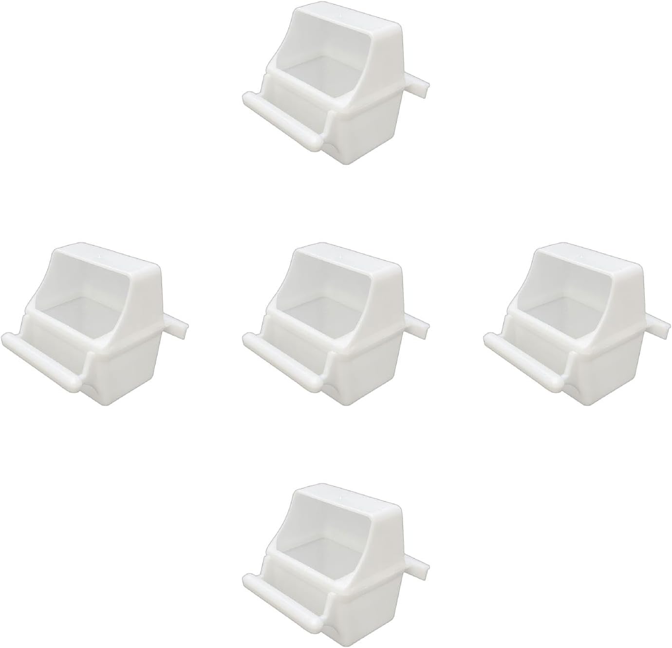 Hanging Bird Feeders for Cage Large Capacity Plastic Container with Pe