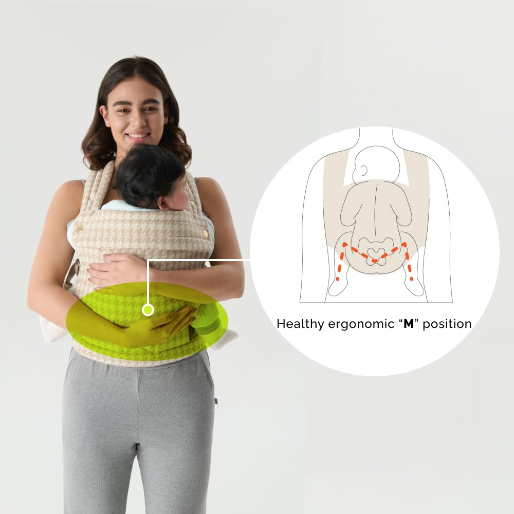 Ergonomic Baby Carrier Newborn to Toddler, Lightweight & Breathable Co