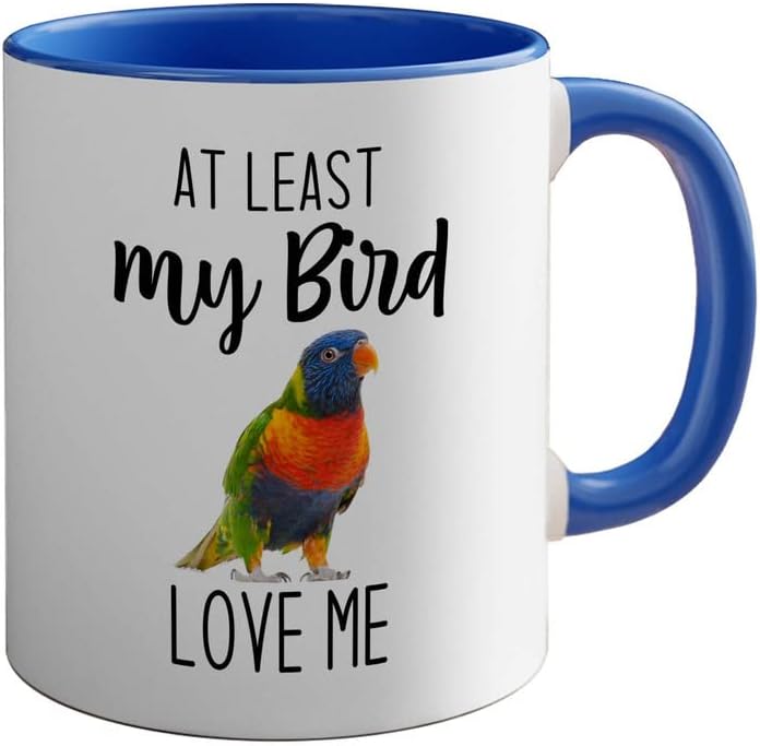 Bird Lover Two Tone Blue Edition 11oz - Bird Loves me - Hummingbird Ne