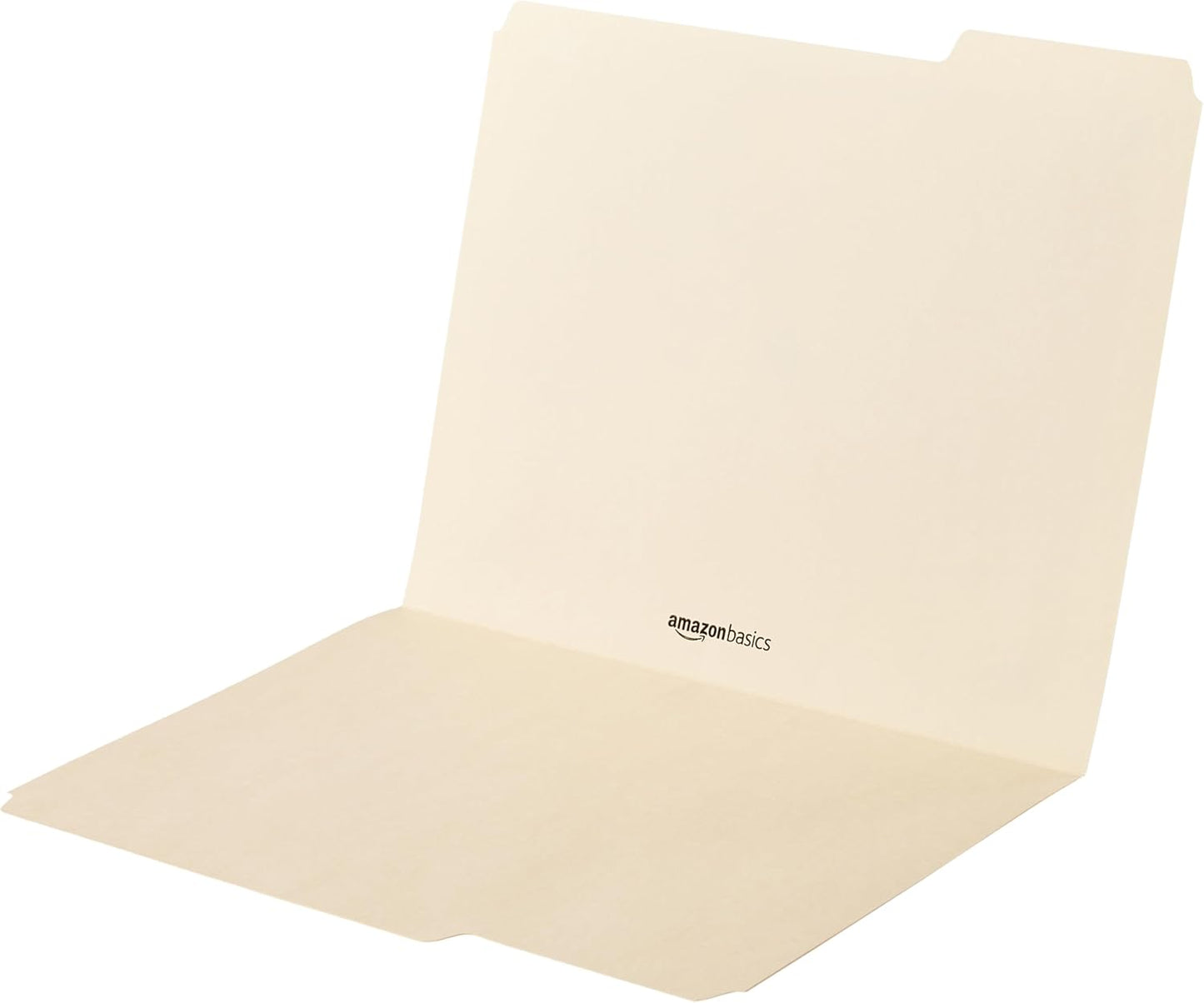 Amazon Basics Sturdy File Folders with Reinforced Tabs for Filing and 