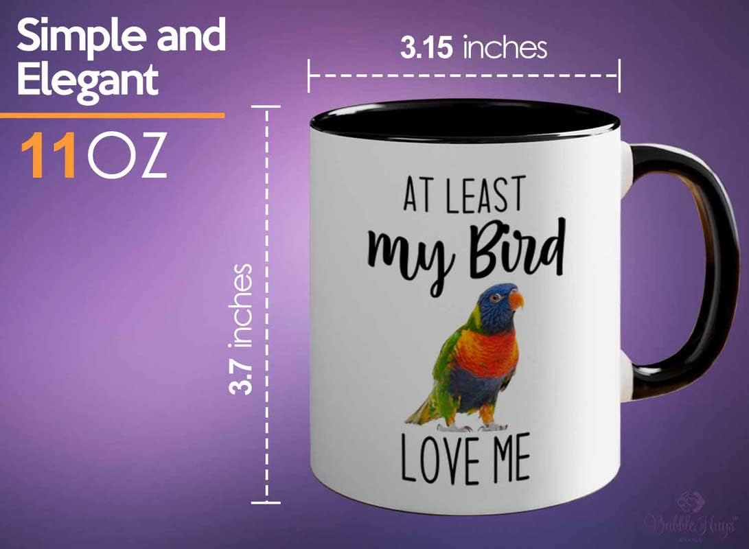 Bird Lover Two Tone Black Edition 11oz - Bird Loves me - Hummingbird N
