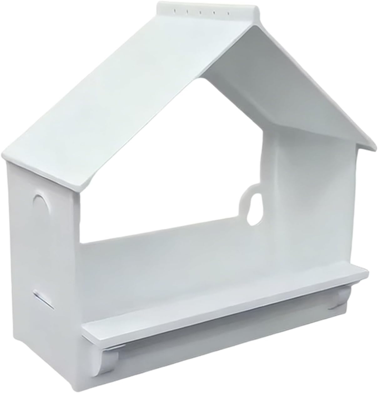 Bird House Feeder, Transparent Window Hummingbird Feeder with Decorative Hanger, 3D Printing Material, Outdoor Garden, Backyard, Easy Cleaning, Wildlife Attraction, Nature Watching