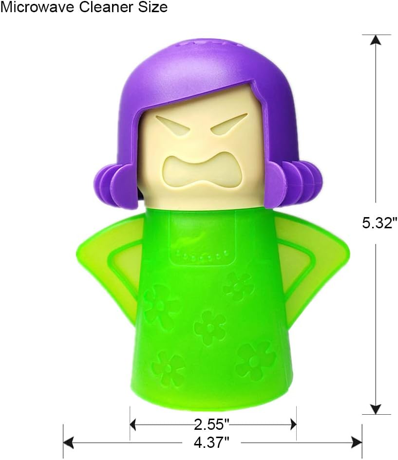 Angry Mama Microwave Oven Steam Cleaner, Angry Mom Microwave Cleaner, 