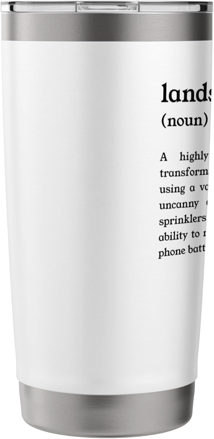 Funny Landscaper Definition Stainless Steel Insulated Tumbler