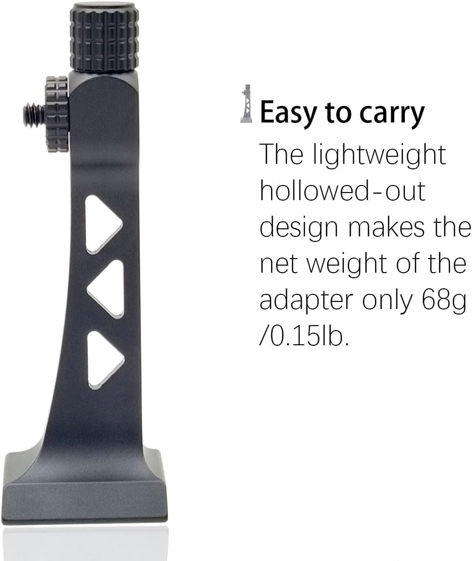 Roof and Porro Binocular Tripod Adapter Quick Release 1/4-20Inch Threading Detachable Mount Binoculars Accessories for8x40 8x42 10x50 12x60 15x60 15x70 20x80 25x70 etc Model