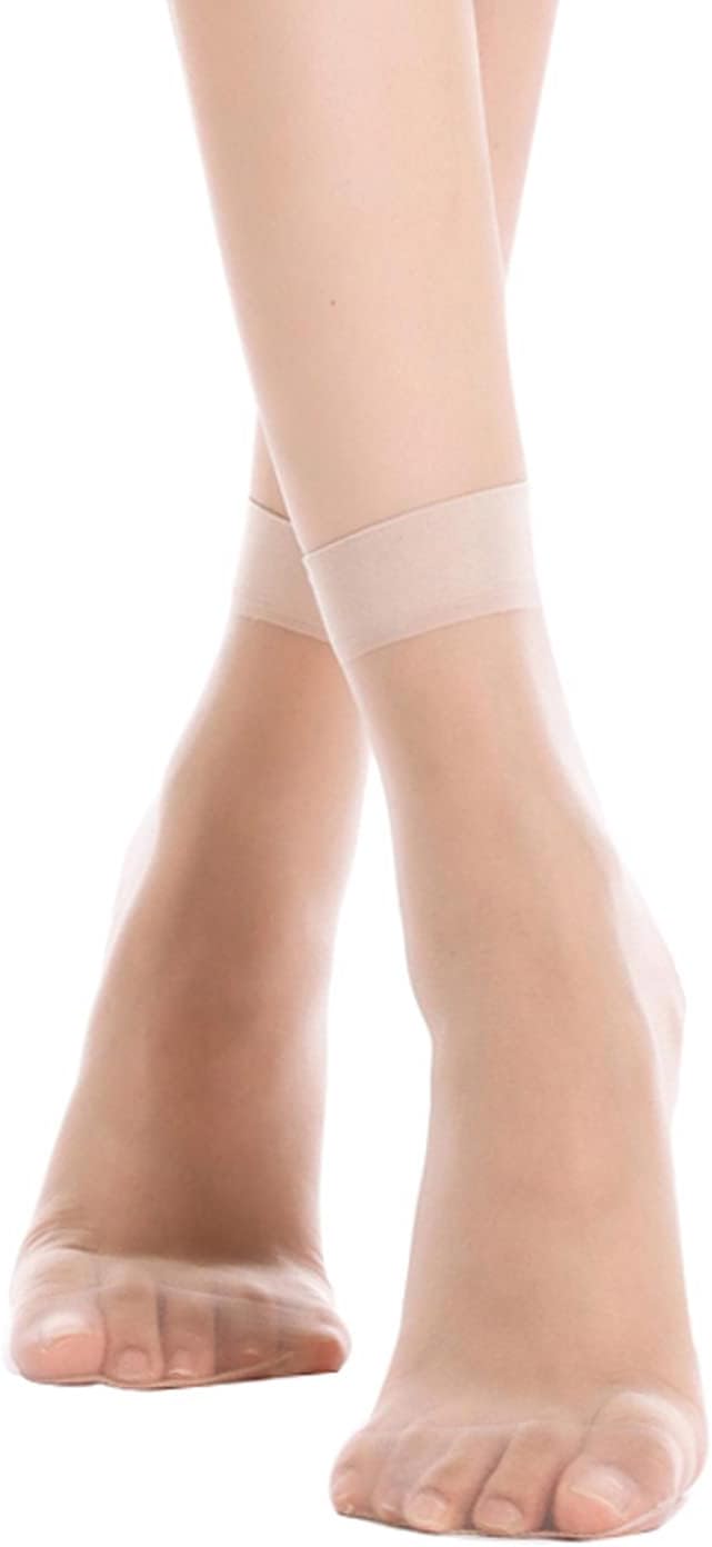 YAGAXI Women's Everyday Sheer Ankle Nylon Soft socks - 9 Pairs 20D Rei