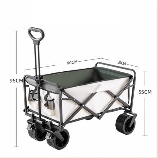 Wagon Cart Beach Wagon Garden Wagon Folding Garden Trolley Cart Wagon 
