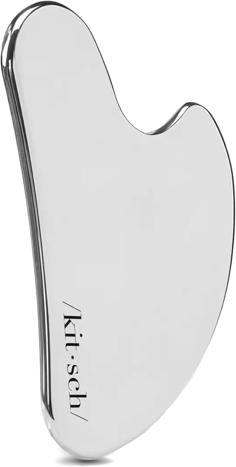 Kitsch Stainless Steel Gua Sha Facial Tools - Guasha Tool for Face, Fa