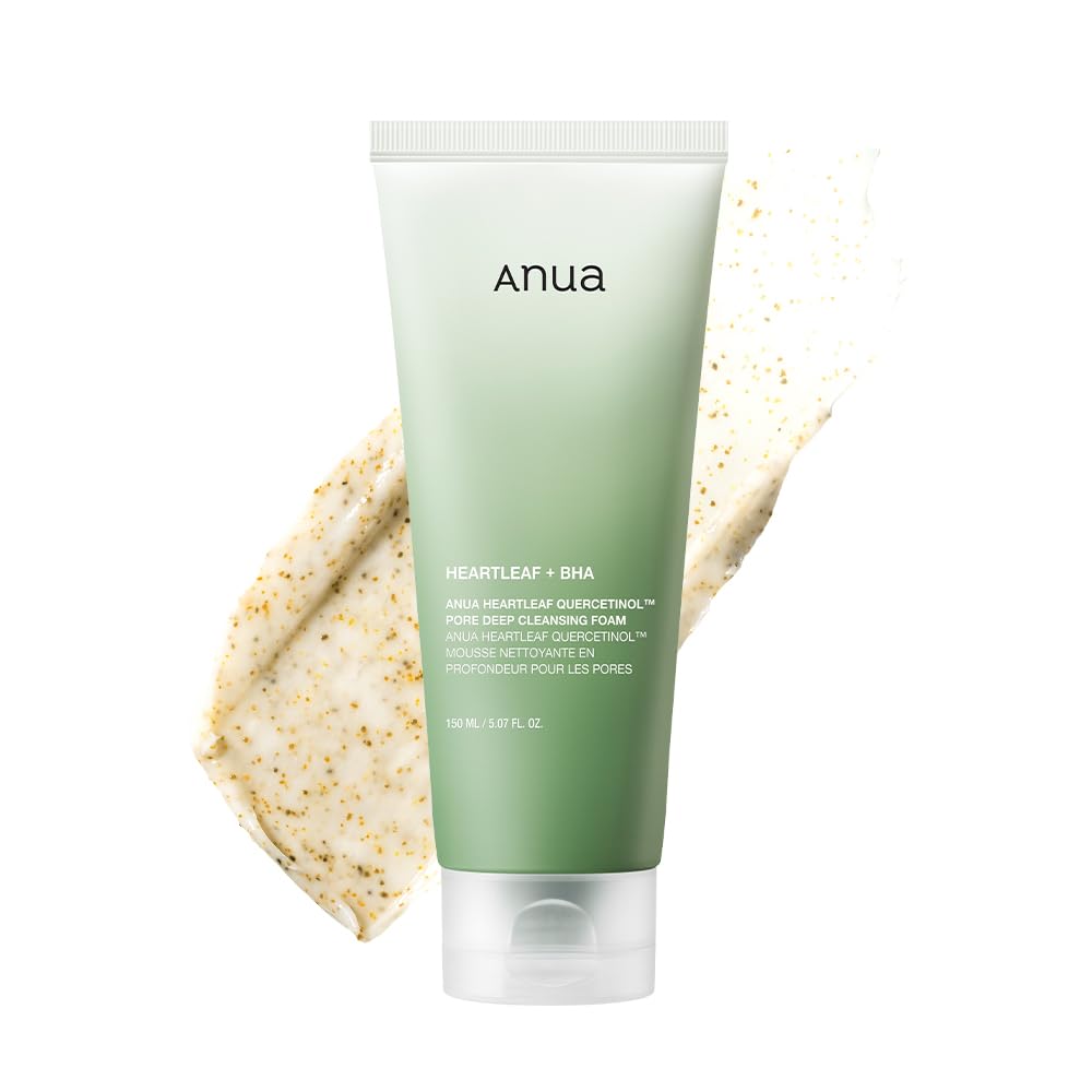 Anua Heartleaf Quercetinol Pore Deep Cleansing Foam, Face wash for Por