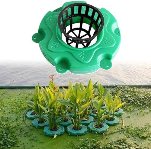 Aquarium Water Plants Floating Planter Basket Outdoor Plant Island for