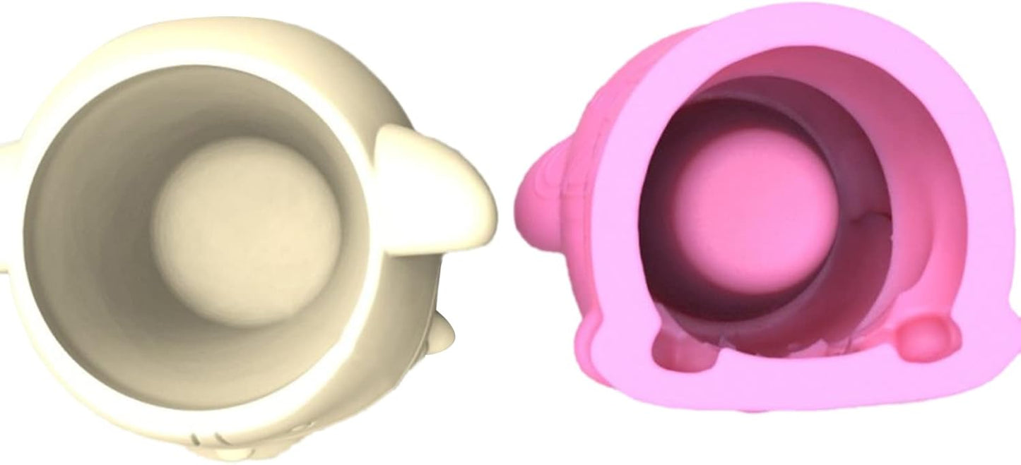 Little Dog Flower Pot Silicone Mold Concrete Candlestick Resin Planter Craft Casting Tool
