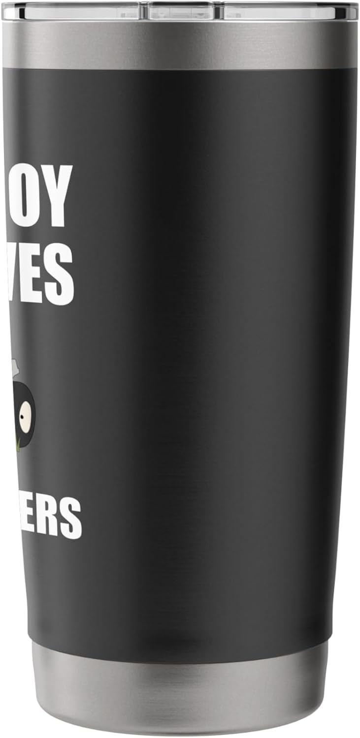 Lawn Mower Novelty For Boys Men Kids Lawn Care Lawn Mowing Stainless Steel Insulated Tumbler