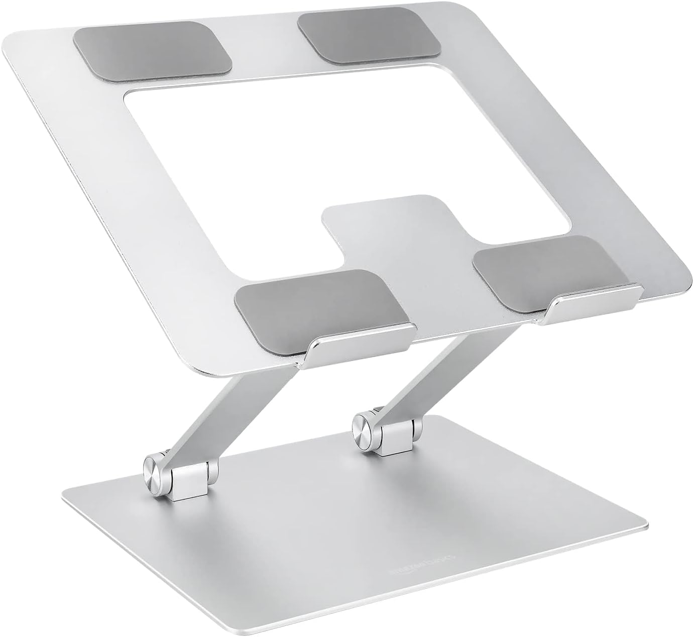 Amazon Basics Sturdy and Portable Ergonomic Laptop Stand for Desk, Hei