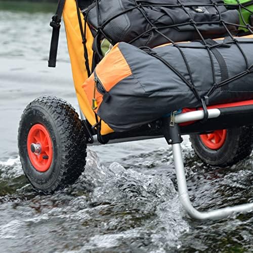 JSEIAJB Home Garden Utility Wagon Cart Folding Cart Shopping Trolley Portable Wagon for Camping and Fishing