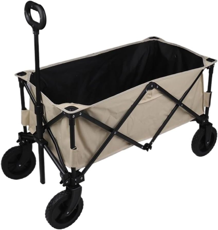Portable Camping Cart,Portable Folding Beach Trolley Cart for Outdoor 