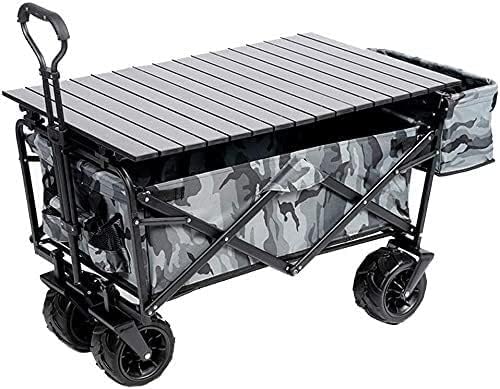 Portable Camping Cart,Outdoor Folding Utility Wagon Outdoor Garden Uti