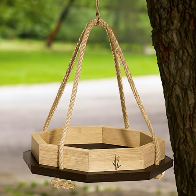 Audubon Ultimate Bamboo Octagonal Platform Feeder