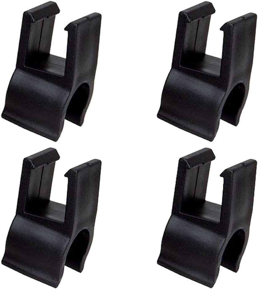 4 Pieces Camping Wagon Card Buckle Camping Wagon Table Buckle Camping Folding Wagon Table Buckle Garden Trolley Cart Buckle Grocery Wagon Card Buckle(Black, 2cm)
