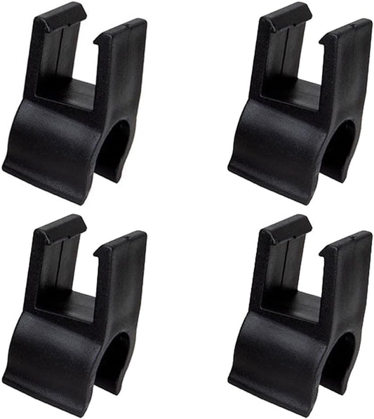 4 Pieces Camping Wagon Card Buckle Camping Wagon Table Buckle Camping Folding Wagon Table Buckle Garden Trolley Cart Buckle Grocery Wagon Card Buckle(Black, 2cm)