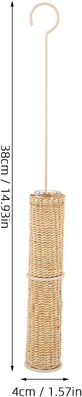 PRETYZOOM Wall Mounted Flower Vase Woven Small Hanging Planter Decorat
