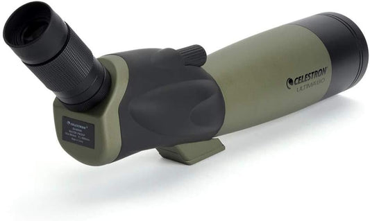 Celestron – Ultima 80 Angled Spotting Scope – 20-60x Zoom Eyepiece – M