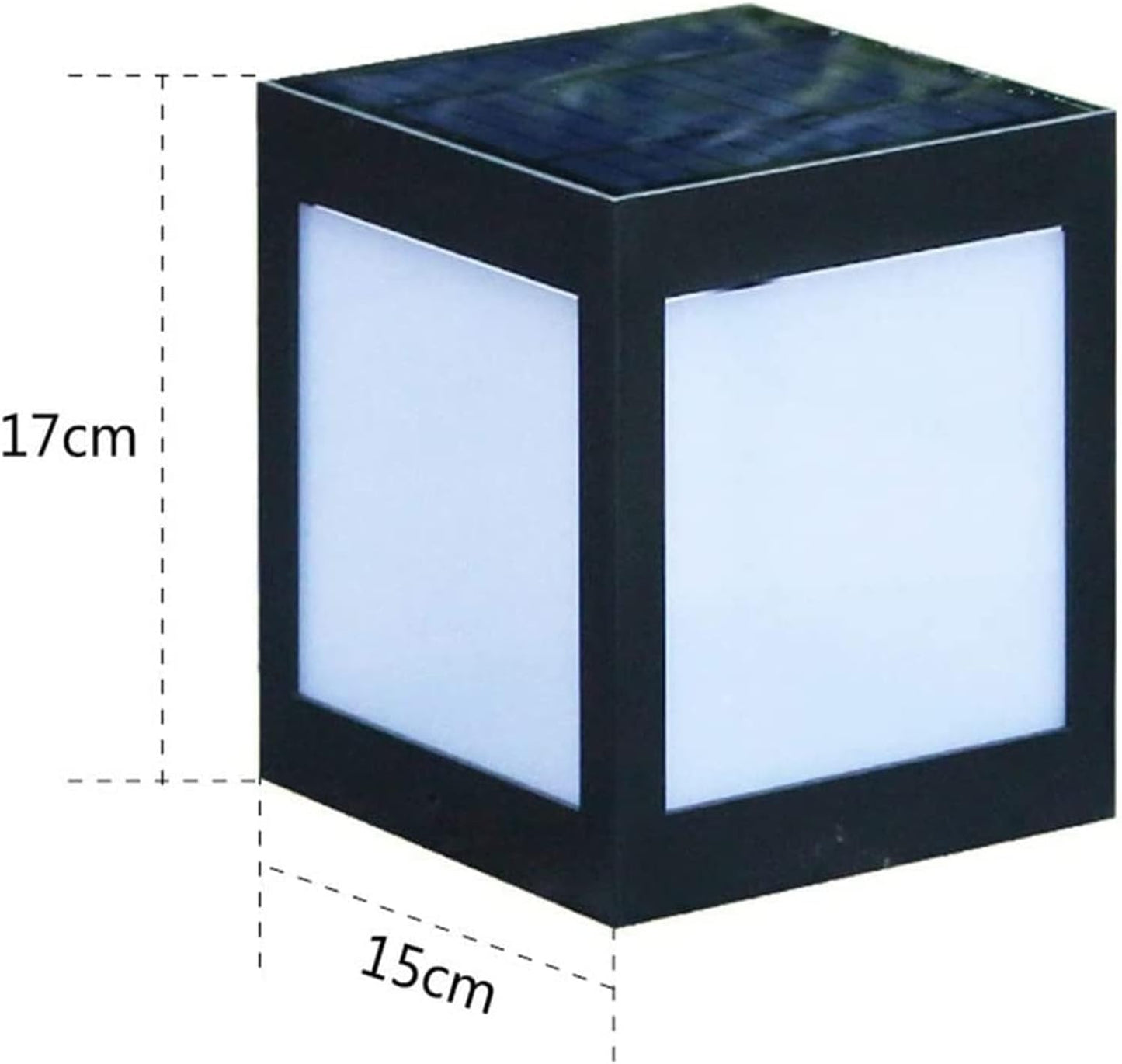 Courtyard Light Solar Post Lamp Outdoor Fence Gate Pillar Column Lights Wall Waterproof Patio Garden Villa Street Decor