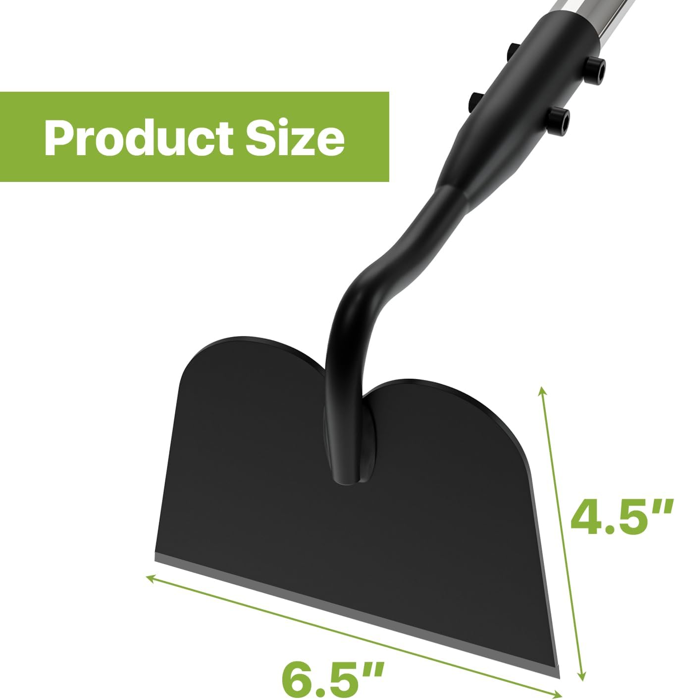Draw Hoe Garden Tool, Heavy Duty Garden Hoes for Weeding Long Handle, 