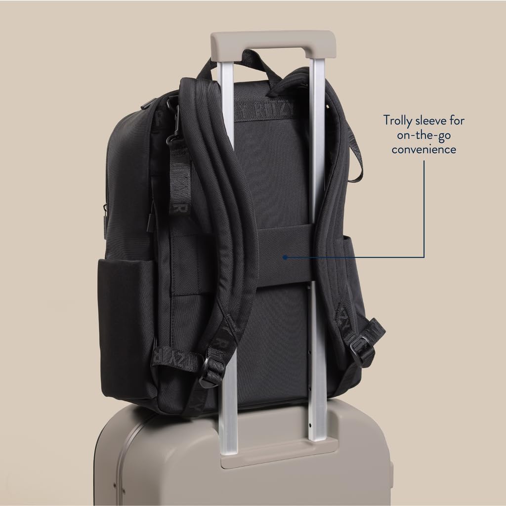 Itzy Ritzy Utility Diaper Bag Backpack – Features 17 Pockets (Includin